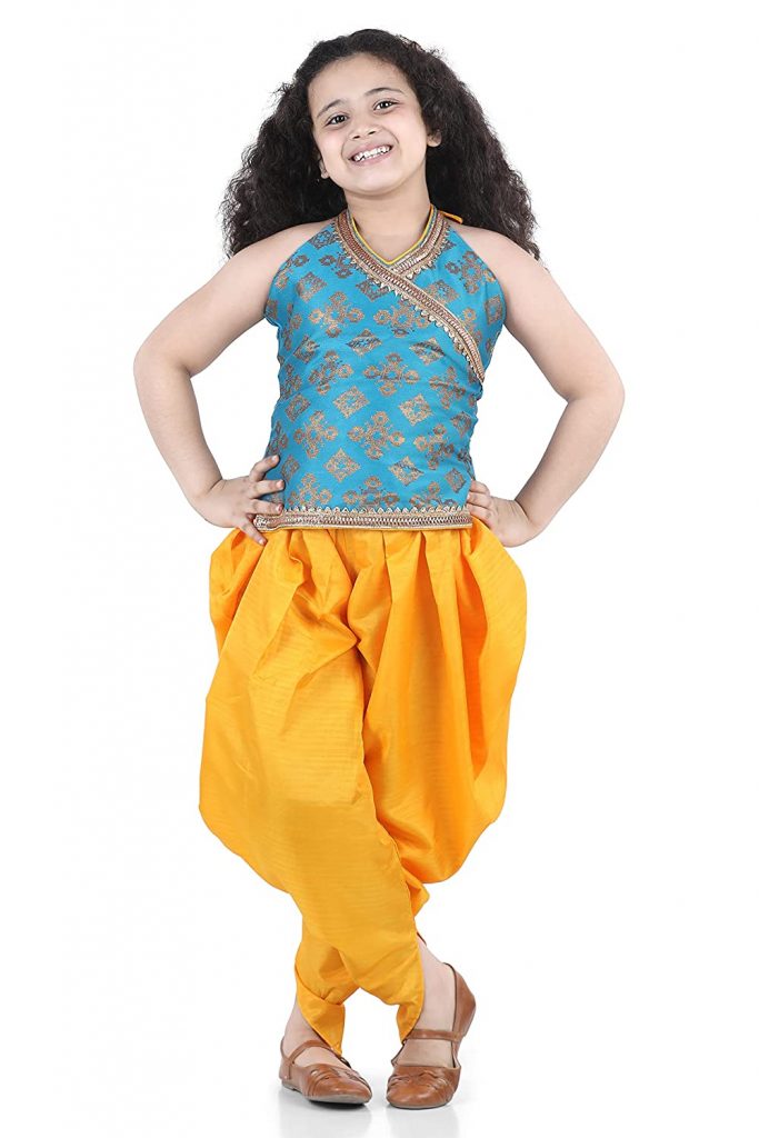 Girls' Dhoti Dress 