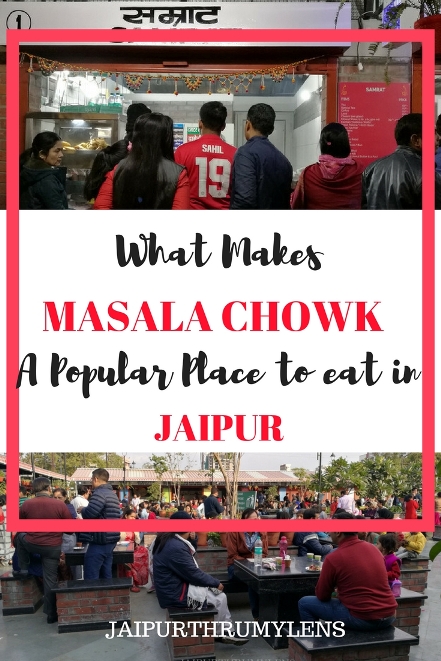 street food in Jaipur Masala Chowk