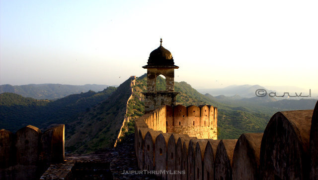 great-wall-amer-fort-jaipur-architecture