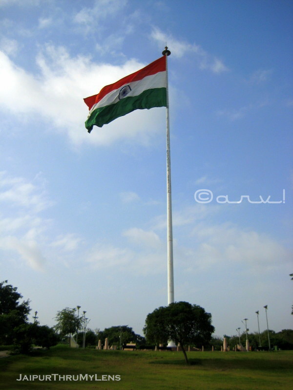 central-park-jaipur-india-flag size
