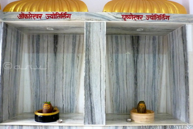 12 jyotirling statues of khol ke hanuman ji temple jaipur